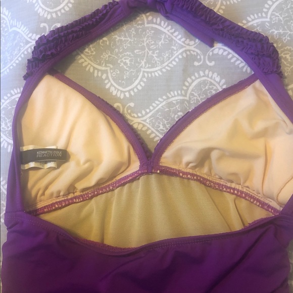 Kenneth Cole Reaction Slimming Waste Swim Dress - Picture 3 of 8